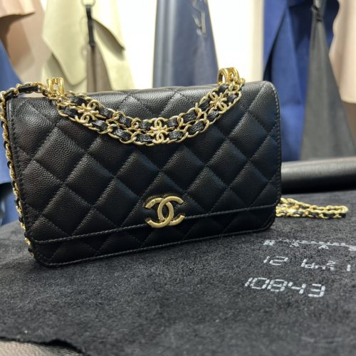 Chanel 22K WOC Bag caviar ghw for GD Factory