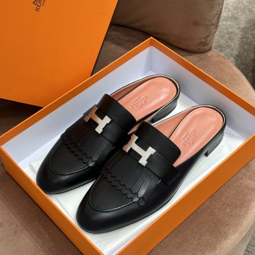 Hermes Mule Shoes From GOD Factory[size:34-41]