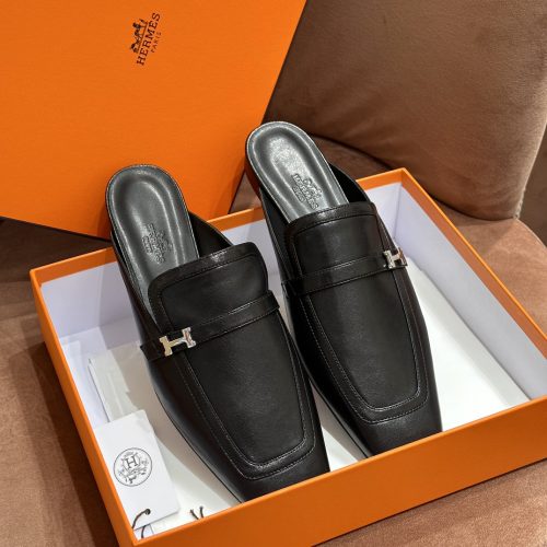 Hermes Mule Shoes From GOD Factory[size:34-41]