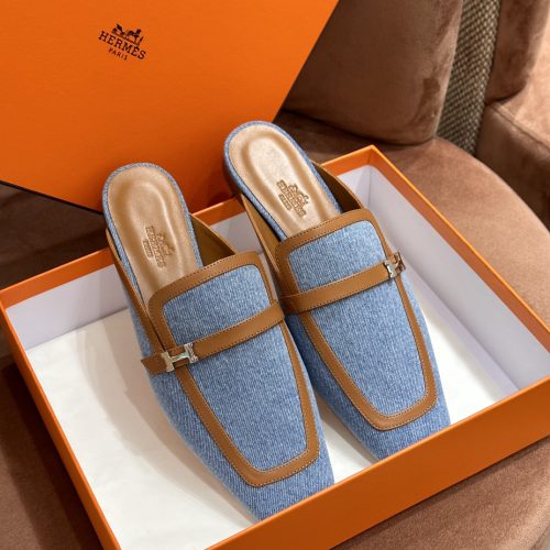 Hermes Mule Shoes From GOD Factory[size:34-41]