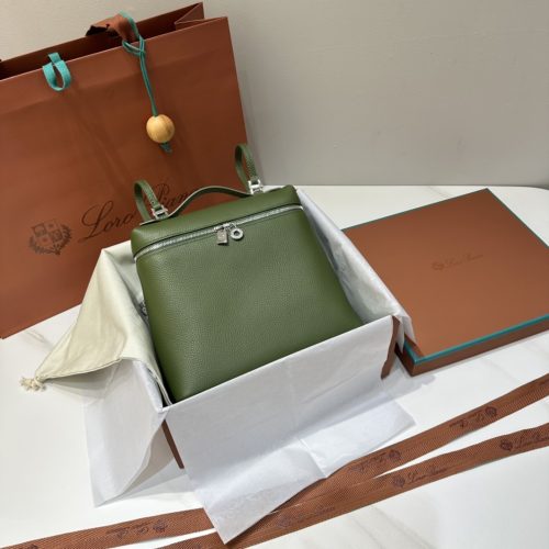 Loro Piana L23.5 Backpack Light Fruit Green-DEW Factory