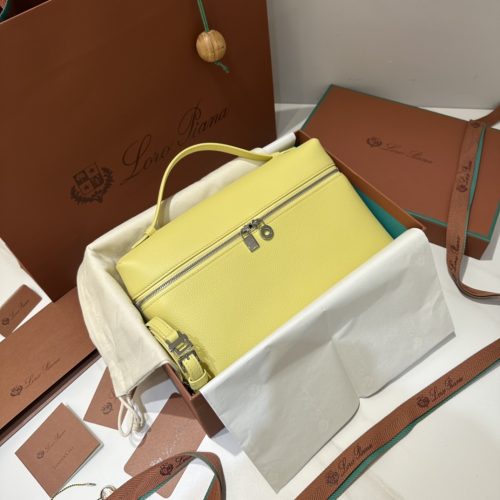 Loro Piana Extra Bag L27 Canary Yellow-DEW Factory