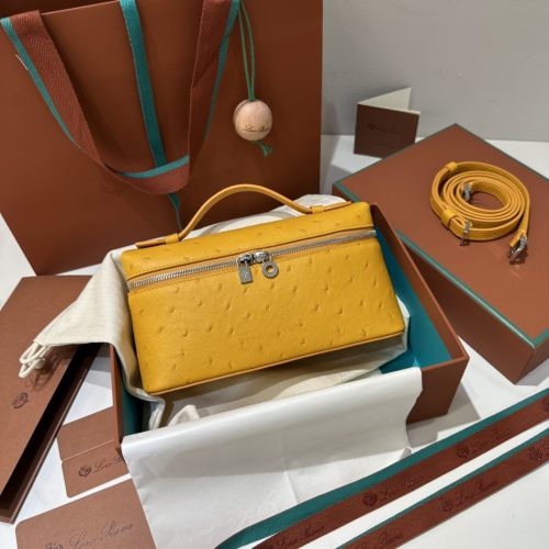 Loro Piana Extra Bag L19 ginger yellow-DEW Factory