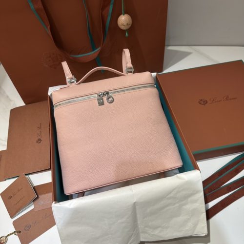 Loro Piana L23.5 Backpack Sakura Pink-DEW Factory