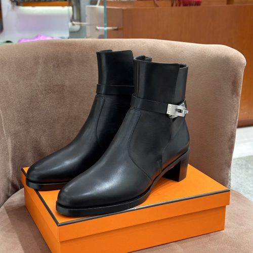 Hermes Ankle boots Shoes From GOD Factory[size:34-41]