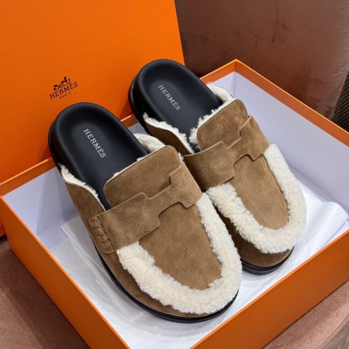 Hermes Mule Shoes From GOD Factory[size:34-41]