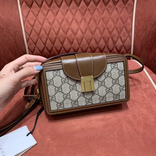 Gucci Supreme Bag 18CM 614368 From Mona Factory