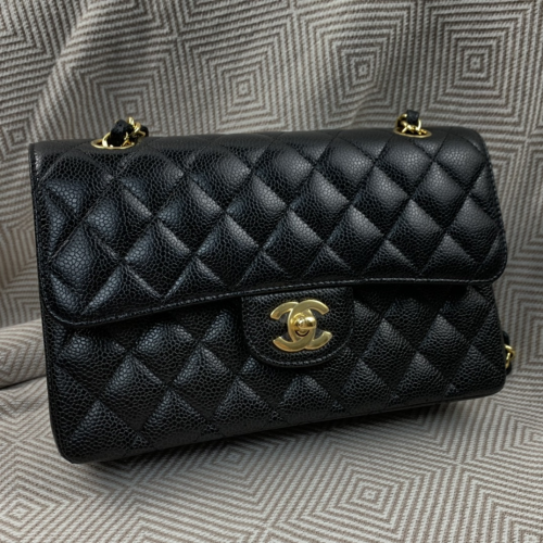 23cm cf black caviar gold hardware 187 king