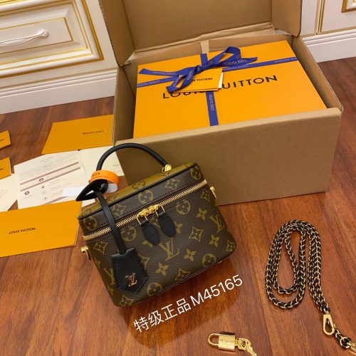 Louis Vuitton 𝐕𝐚𝐧𝐢𝐭𝐲 19CM M45165 From Duty Free Factory