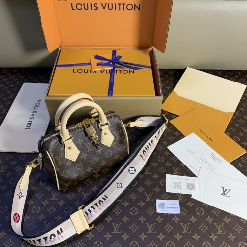 Louis Vuitton 20𝐬𝐩𝐞𝐞𝐝𝐲 20.5CM M46234OC From Orange couch Factory