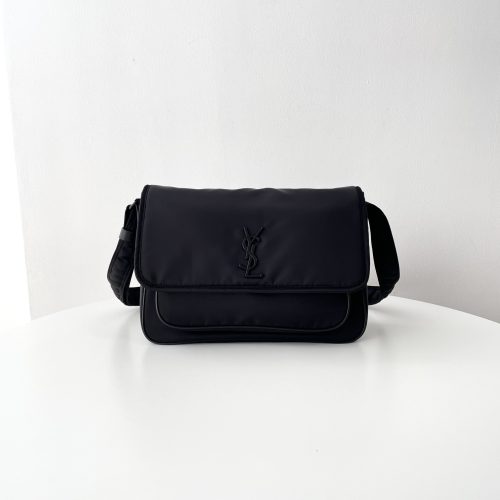 Saint Laurent NIKI ECONYL MESSENGER 32.5CM 757146 For Black Frame Factory