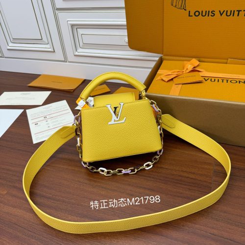 Louis Vuitton Capucines mini 21CM M21798 From Duty Free Factory