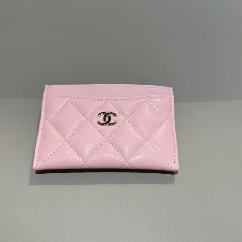 New Cardholder  pink small caviar light gold hardware 187 king