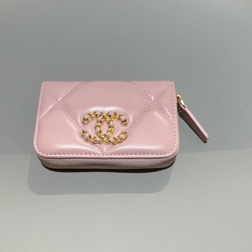 19 bag zippy wallet pink lamskin 187 king