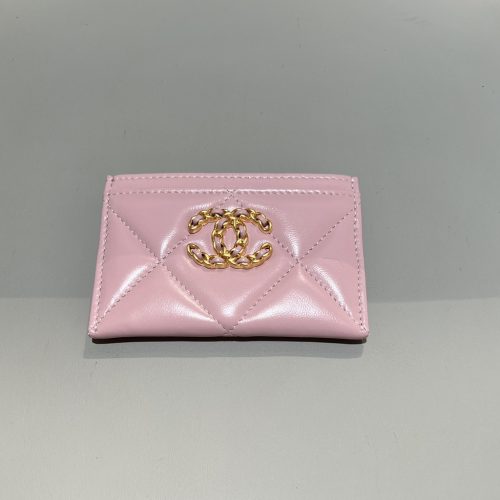 19 bag cardholder pink lamskin 187 king