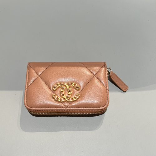 19 bag cardholder camel  lamskin 187 king