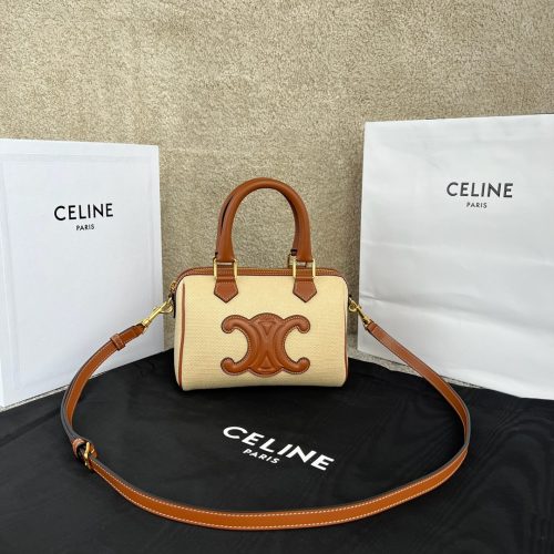 Celine Triomphe Canvas Bag 20CM 113773 For Jxg Factory