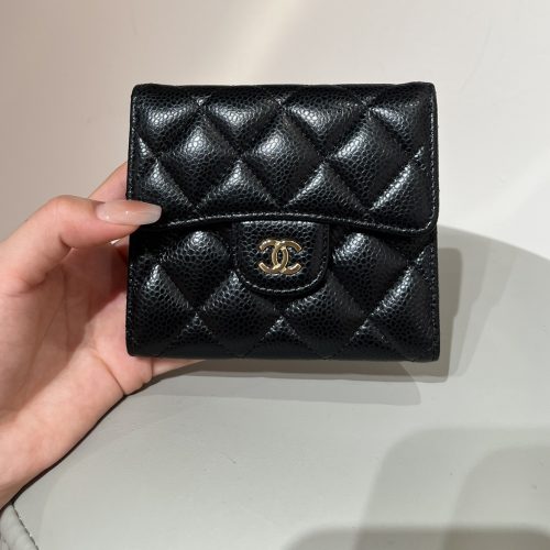 wallet black caviar gold hardware 187 king