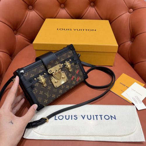 Louis Vuitton 𝐏𝐞𝐭𝐢𝐭𝐞 𝐌𝐚𝐥𝐥𝐞 20CM M44199 From Orange couch Factory