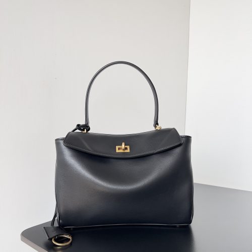 𝐁𝐚𝐥𝐞𝐧𝐜𝐢𝐚𝐠𝐚 𝐑𝐨𝐝𝐞𝐨 bag black/gold small  28.9cm for apple