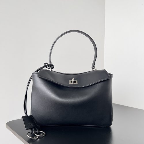 𝐁𝐚𝐥𝐞𝐧𝐜𝐢𝐚𝐠𝐚 𝐑𝐨𝐝𝐞𝐨 bag black/silver small  28.9cm for apple