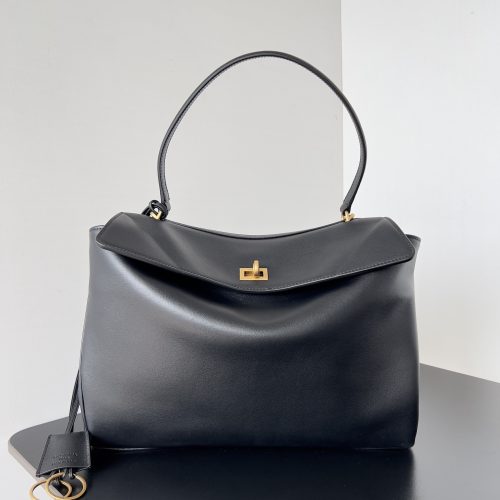 𝐁𝐚𝐥𝐞𝐧𝐜𝐢𝐚𝐠𝐚 𝐑𝐨𝐝𝐞𝐨 bag black/gold medium 35cm for apple