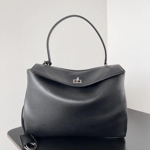 𝐁𝐚𝐥𝐞𝐧𝐜𝐢𝐚𝐠𝐚 𝐑𝐨𝐝𝐞𝐨 bag black/silver medium 35cm for apple