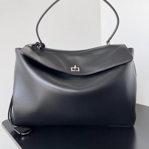 𝐁𝐚𝐥𝐞𝐧𝐜𝐢𝐚𝐠𝐚 𝐑𝐨𝐝𝐞𝐨 bag black/silver large 39.8cm for apple